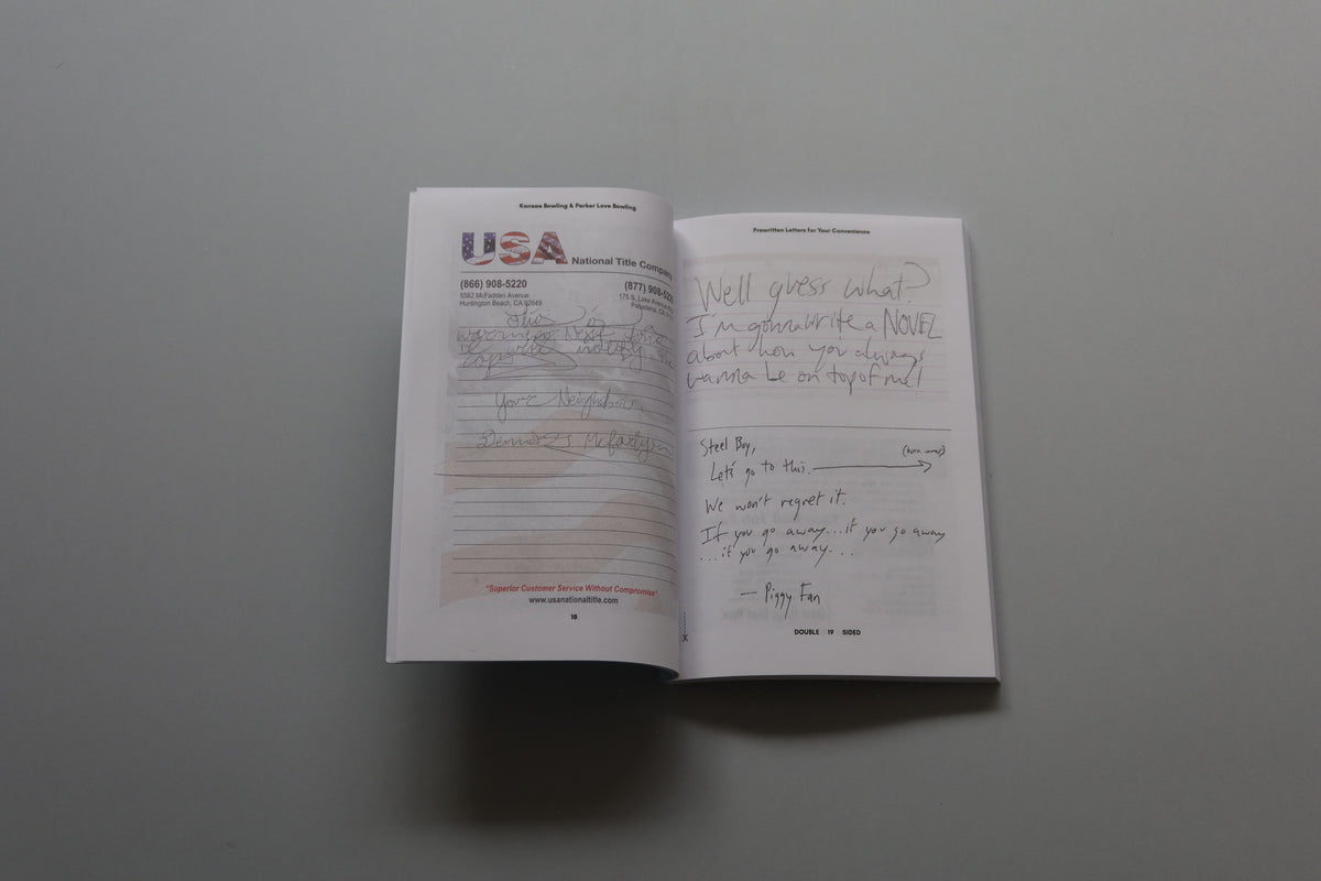 Prewritten Letters For Your Convenience