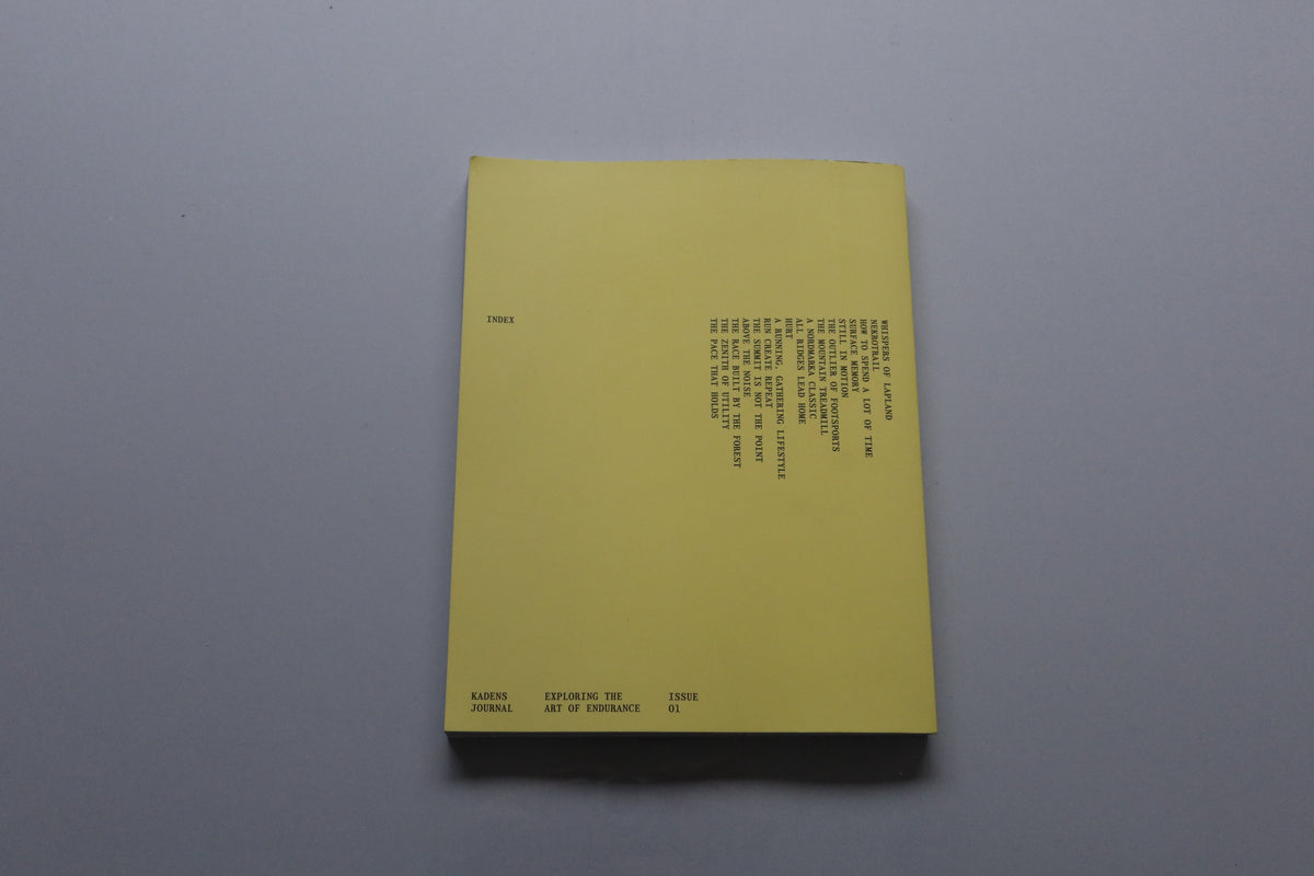 Kadens Journal Issue 1 - The Art Of Endurance